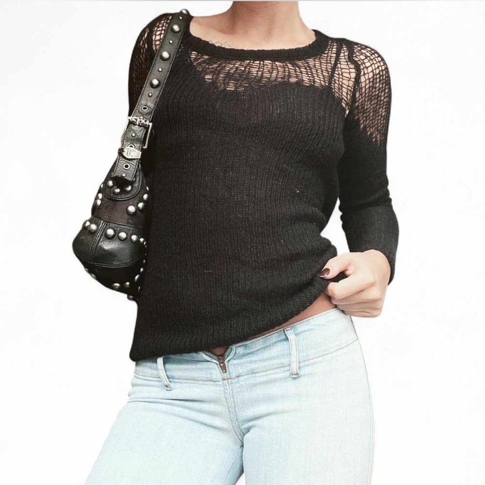 Free People | Delicate Knitted Longsleeve Top
